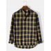 <b>Notice</b>: Undefined variable: alt_image in <b>/www/wwwroot/www.easyclothmall.com/vqmod/vqcache/vq2-catalog_view_theme_fastor_template_product_product.tpl</b> on line <b>155</b>Mens Plaid Stand Collar High Low Cotton Long Sleeve Henley Shirts