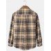 <b>Notice</b>: Undefined variable: alt_image in <b>/www/wwwroot/www.easyclothmall.com/vqmod/vqcache/vq2-catalog_view_theme_fastor_template_product_product.tpl</b> on line <b>162</b>Mens Vintage Plaid Casual Fit Cotton Long Sleeve Henley Shirts With Pocket